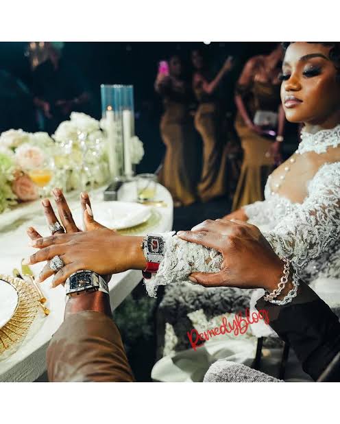 A Wedding to Remember: Davido Spoils Chioma with a $300K Luxury Timepiece